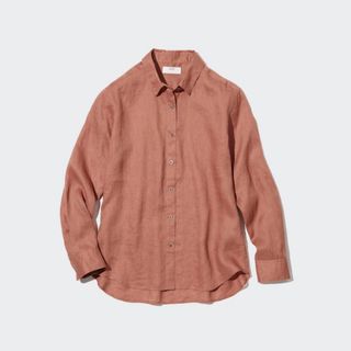 ユニクロ(UNIQLO)のプレミアムリネンシャツ　ユニクロ(シャツ/ブラウス(長袖/七分))