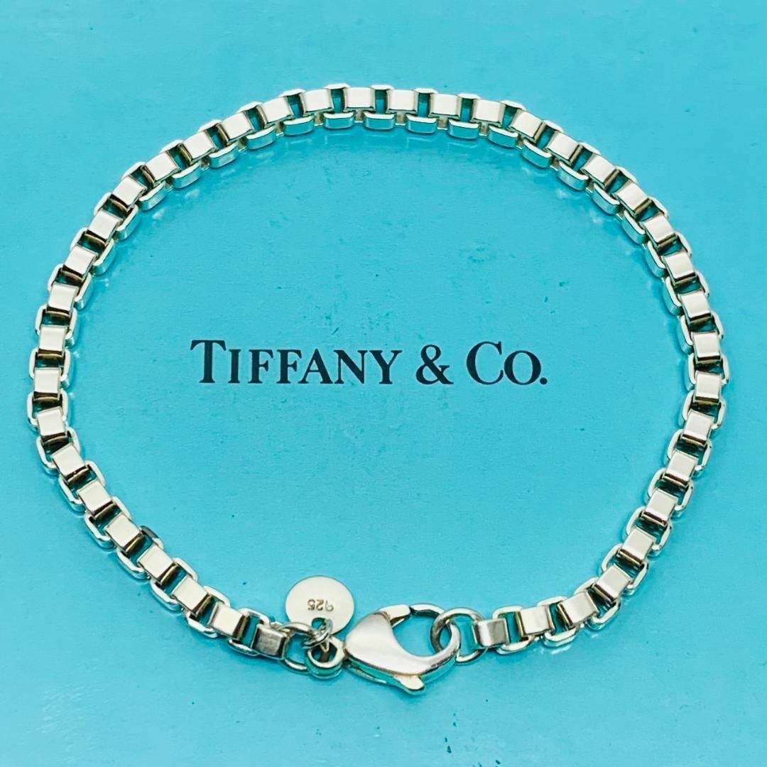 Tiffany & Co.(ティファニー)のC251 極美品 ティファニー ベネチアン ブレスレット 17.5cm シルバー レディースのアクセサリー(ブレスレット/バングル)の商品写真