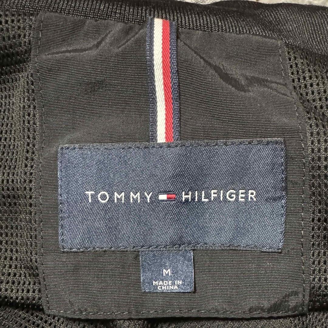 TOMMY HILFIGER(トミーヒルフィガー)の【美品】TOMMY  HILFIGER ナイロンジャケット　M ブラック メンズのジャケット/アウター(ナイロンジャケット)の商品写真