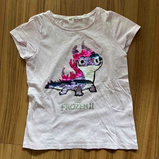 H&M - H＆M 130 140 アナ雪 サラマンダー 半袖Tシャツ