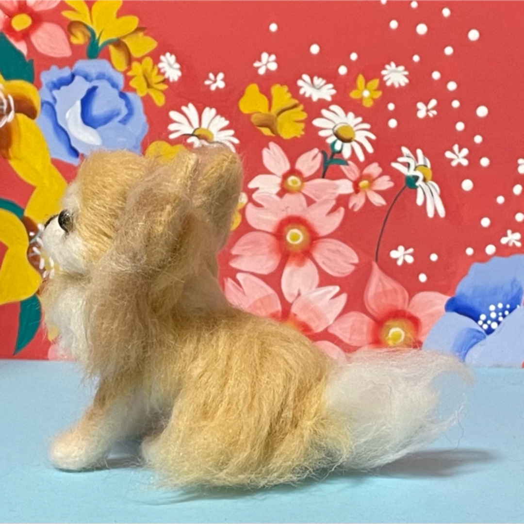 羊毛フェルト　チワワ ハンドメイドのぬいぐるみ/人形(ぬいぐるみ)の商品写真