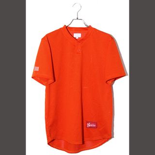 シュプリーム(Supreme)の14SS Supreme Baseball Henley M Orange(シャツ)