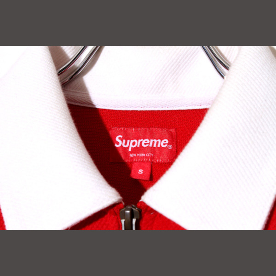 Supreme(シュプリーム)の17SS Supreme SIZE:S Half Zip Rugby Red メンズのトップス(Tシャツ/カットソー(七分/長袖))の商品写真