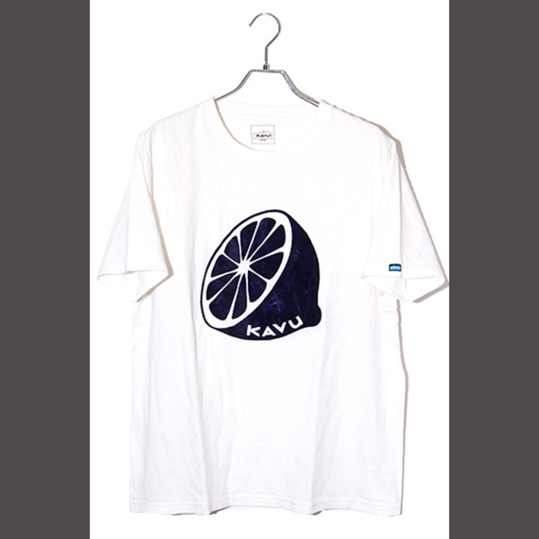 KAVU(カブー)のKAVU カブー Lemon Tee プリント ロゴ 半袖Tシャツ L メンズのトップス(Tシャツ/カットソー(半袖/袖なし))の商品写真