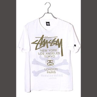 ステューシー(STUSSY)のステューシー マスターマインド シャドウ スカル プリント 半袖Tシャツ (Tシャツ/カットソー(半袖/袖なし))