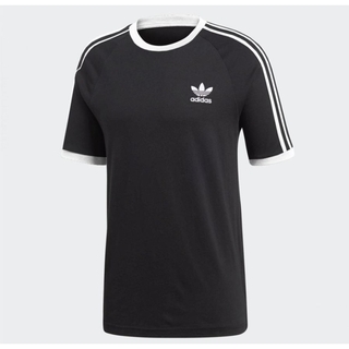 アディダス(adidas)のアディダスオリジナルス　3ストライプス Tシャツ　ブラック　2XLサイズ(Tシャツ/カットソー(半袖/袖なし))