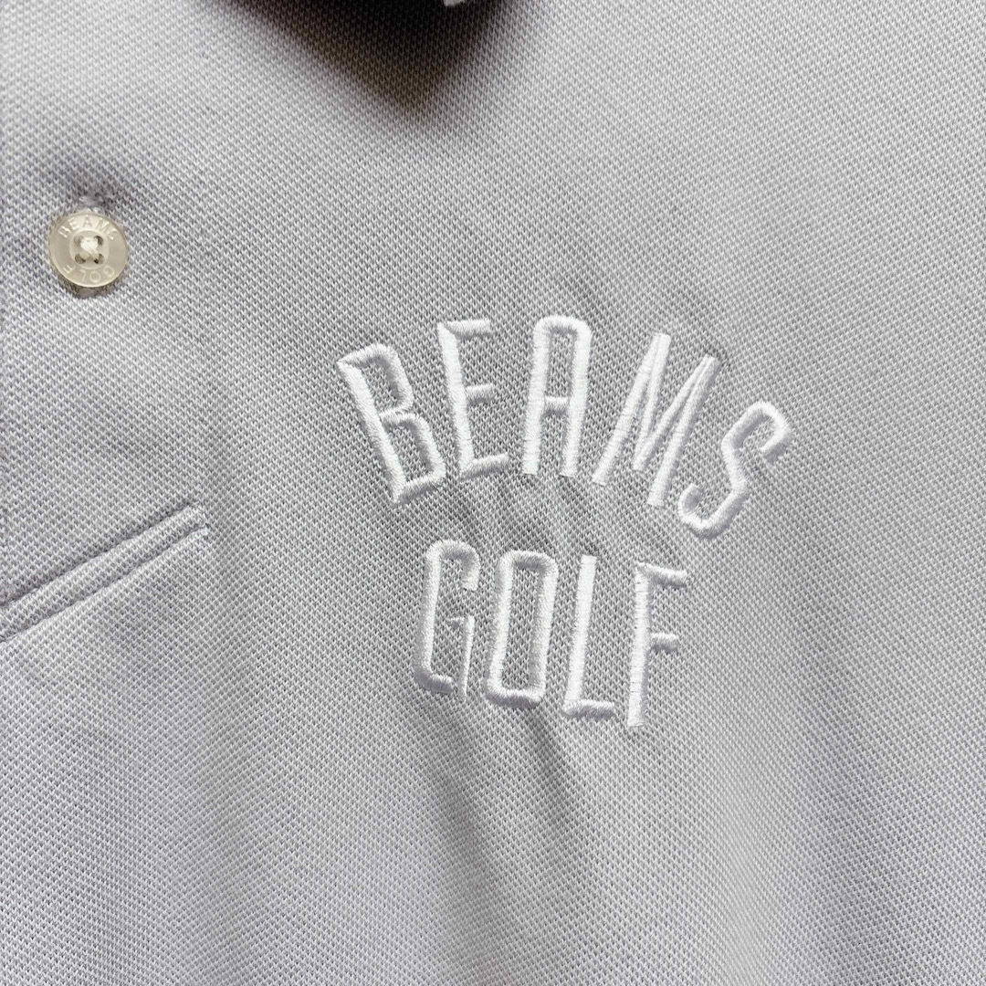 BEAMSGOLF(ビームスゴルフ)のBEAMS GOLF ビームスゴルフ ウェア ストレッチ 長袖 ポロシャツ　刺繍 スポーツ/アウトドアのゴルフ(ウエア)の商品写真