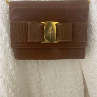 サルヴァトーレフェラガモ(Salvatore Ferragamo)の【ヴィンテージ】フェラガモ　ショルダーバッグ(ショルダーバッグ)