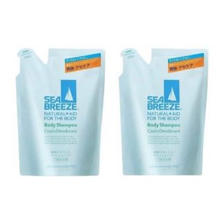 シーブリーズ(SEA BREEZE)のシーブリーズ ボディシャンプー クール＆デオ 詰め替え用400ml2個 匿名配送(ボディソープ/石鹸)