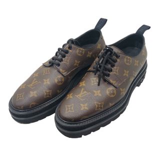 ルイヴィトン(LOUIS VUITTON)の　ルイ・ヴィトン LOUIS VUITTON ブラックアイスライン ダービーシューズ AA モノグラム モノグラム/レザー メンズ その他靴(その他)