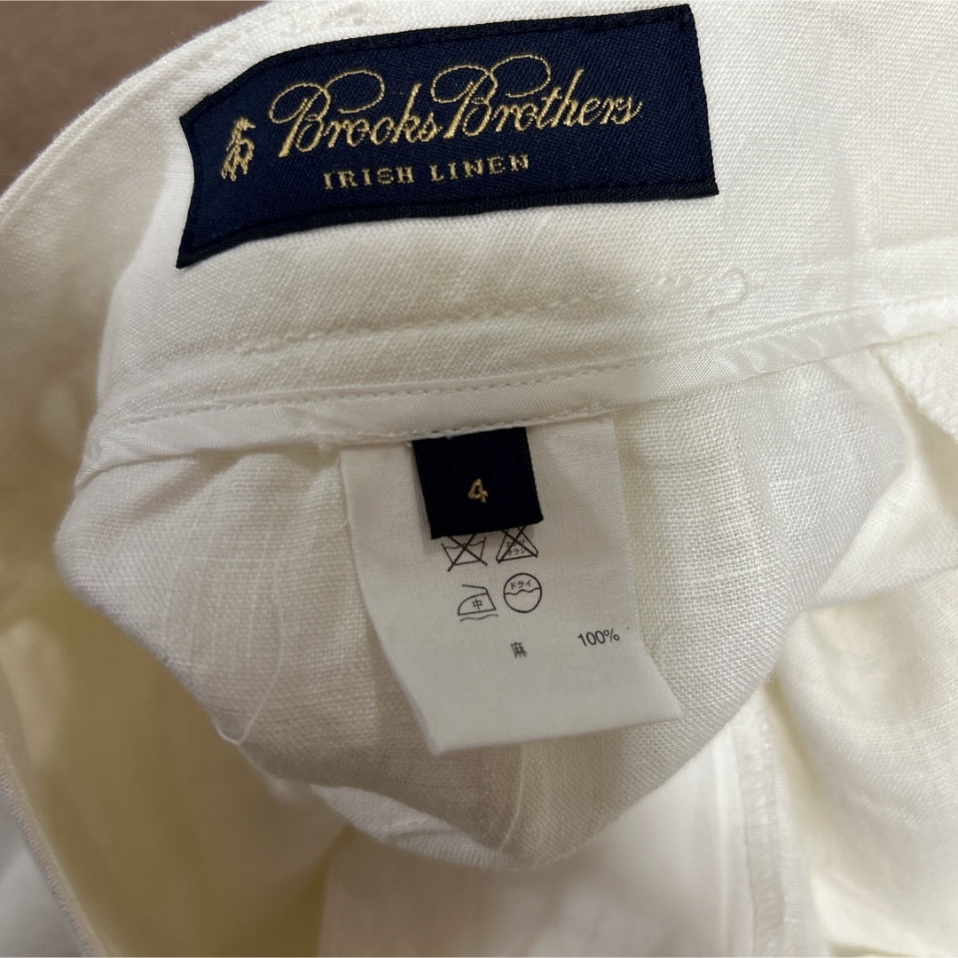 Brooks Brothers(ブルックスブラザース)のブルックスブラザーズ　リネンパンツ レディースのパンツ(カジュアルパンツ)の商品写真