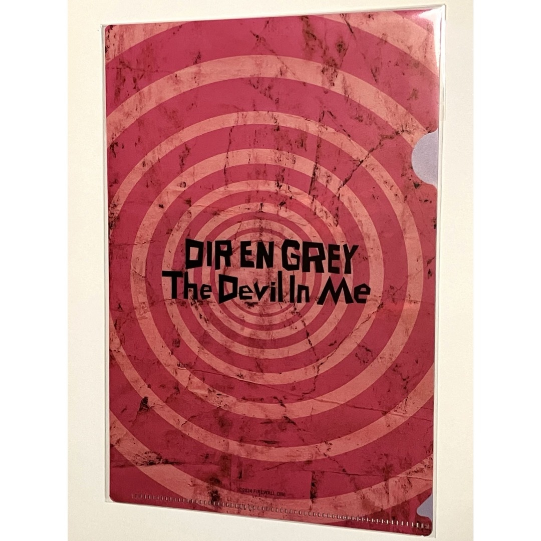 DIR EN GREY The Devil In Me 通常盤 クリアファイル エンタメ/ホビーのCD(ポップス/ロック(邦楽))の商品写真