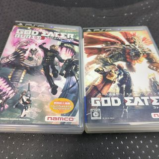 プレイステーションポータブル(PlayStation Portable)の2本セットGOD EATER BURST（ゴッドイーター バースト） アペンド版(携帯用ゲームソフト)