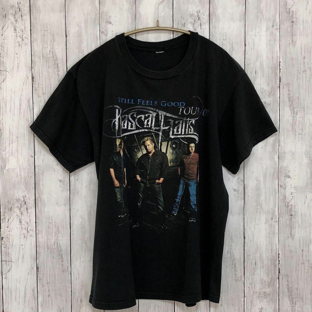 MUSIC TEE(ミュージックティー)のバンＴ　ラスカルフラッツ　RASCALFLATTS　サイズＭ　ツアーＴメンズ古着 メンズのトップス(Tシャツ/カットソー(半袖/袖なし))の商品写真