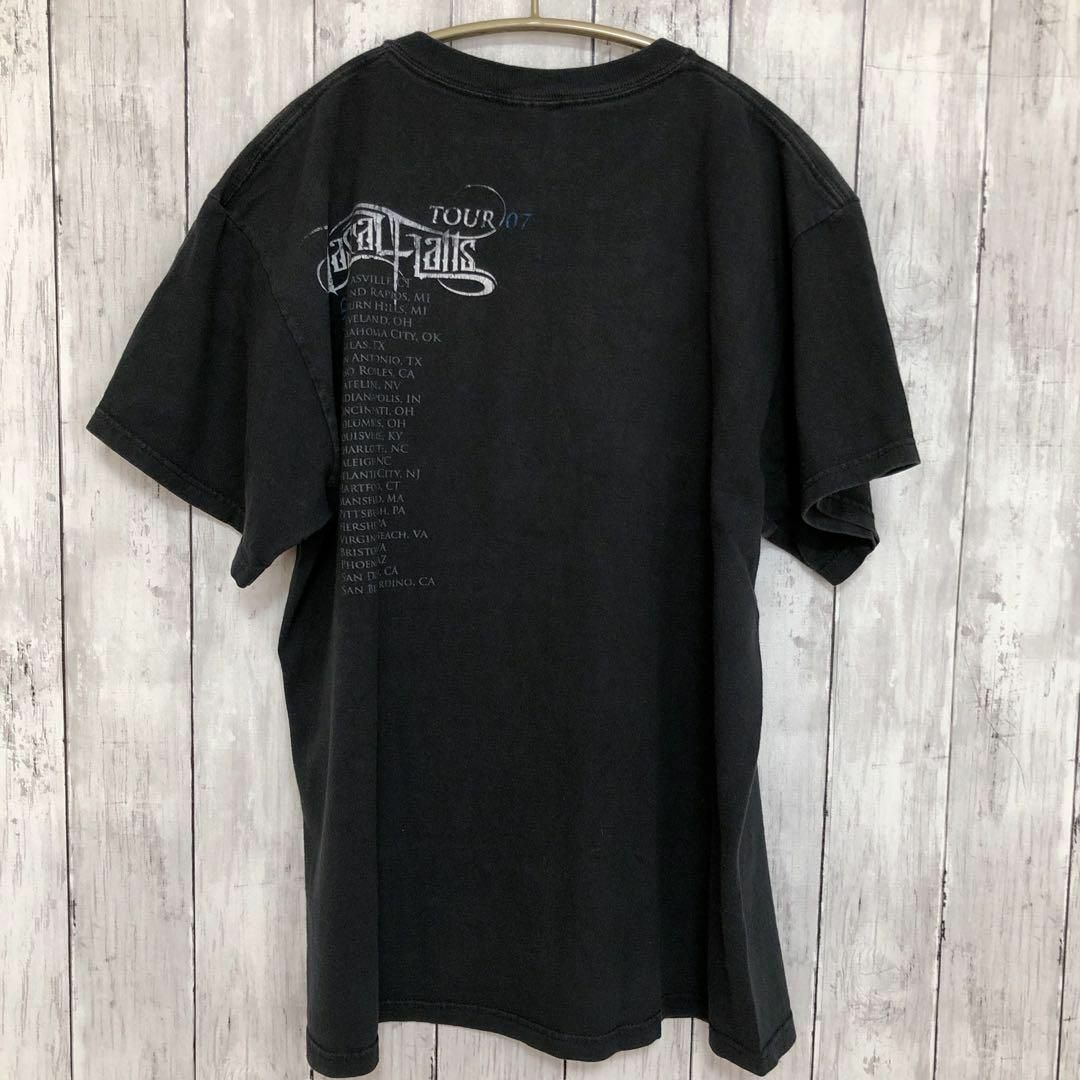 MUSIC TEE(ミュージックティー)のバンＴ　ラスカルフラッツ　RASCALFLATTS　サイズＭ　ツアーＴメンズ古着 メンズのトップス(Tシャツ/カットソー(半袖/袖なし))の商品写真