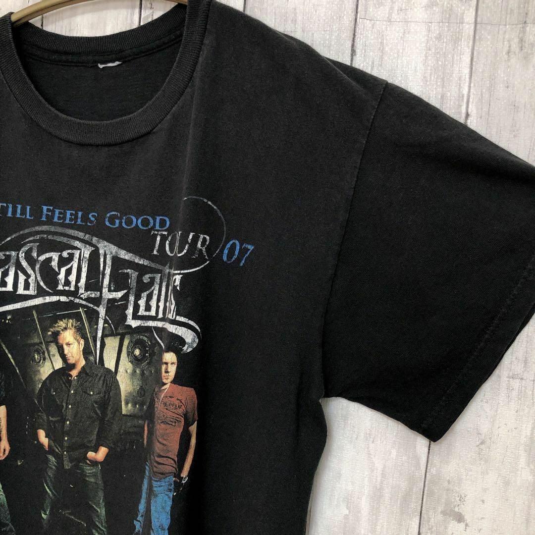 MUSIC TEE(ミュージックティー)のバンＴ　ラスカルフラッツ　RASCALFLATTS　サイズＭ　ツアーＴメンズ古着 メンズのトップス(Tシャツ/カットソー(半袖/袖なし))の商品写真