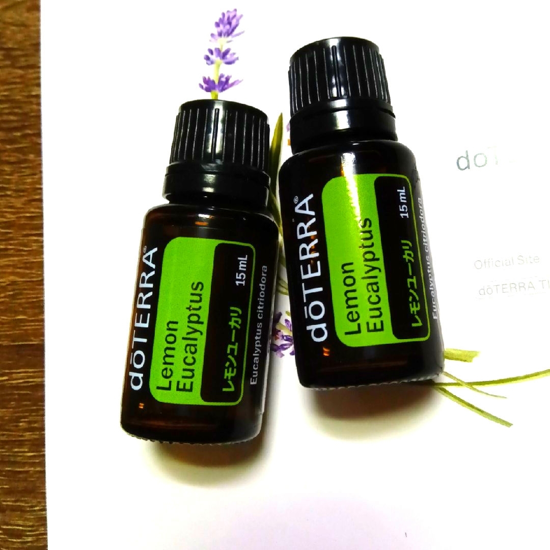 doTERRA(ドテラ)のdoTERRA　レモンユーカリ　15mL（2本） コスメ/美容のリラクゼーション(エッセンシャルオイル（精油）)の商品写真