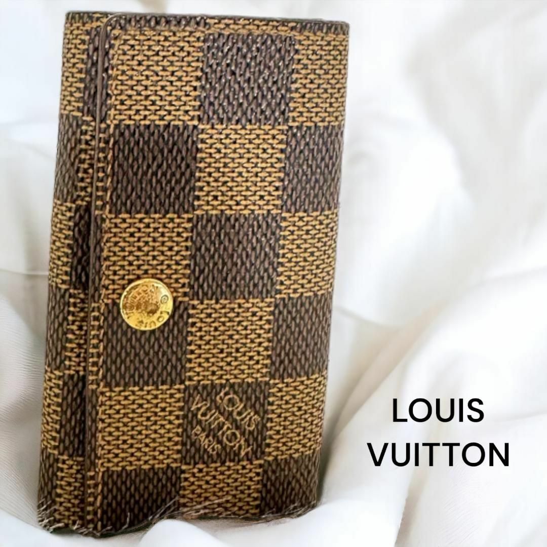 LOUIS VUITTON(ルイヴィトン)のLOUIS VUITTON ルイヴィトン  ダミエ キーケース レディースのファッション小物(キーケース)の商品写真