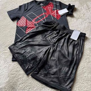 アンダーアーマー(UNDER ARMOUR)のアンダーアーマー半袖シャツ　ハーフパンツ　YXL160(Tシャツ/カットソー)