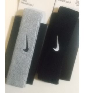 NIKE - NIKE ヘアバンド ヘッドバンド  黒灰セット  NIKEFC