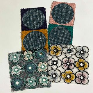 mina perhonen - ミナペルホネン ピースブックカバー 正規品 ネイビー mina perhonen - ミナペルホネン ピースブックカバー 正規品 ネイビー