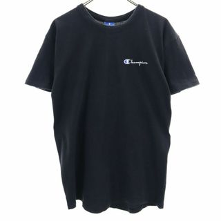 チャンピオン(Champion)のチャンピオン 90s USA製 オールド 半袖 Tシャツ L ブラック Champion レディース 古着 【240424】 メール便可(Tシャツ(半袖/袖なし))