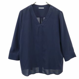 Theory luxe - セオリーリュクス 日本製 7分袖 カットソー 42 ネイビー theory luxe レディース 古着 【240424】 メール便可