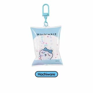 ちいかわ × MINISO　シャカシャカキーホルダー　ハチワレ　海外限定(キーホルダー)