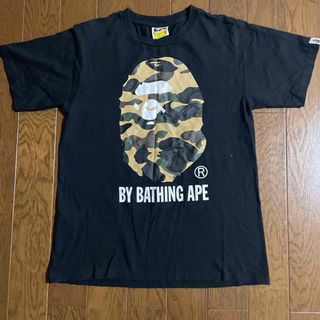 アベイシングエイプ(A BATHING APE)のA BATHING APE  Tシャツ ブラック S(Tシャツ/カットソー(半袖/袖なし))