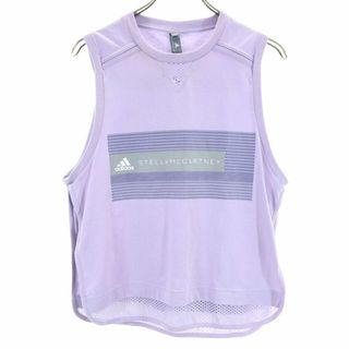 アディダス(adidas)のアディダス × ステラマッカートニー コラボ トレーニング タンクトップ XS パープル系 adidas × Stella McCartney レディース 古着 【240424】 メール便可(トレーニング用品)