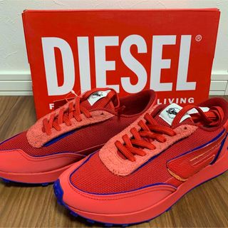 DIESEL - ディーゼル　diesel スニーカー　レッド　25.5 新品未使用