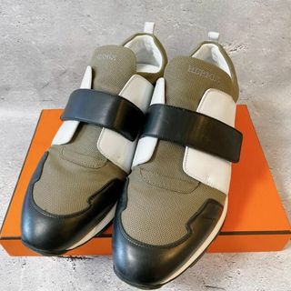 エルメス(Hermes)のHERMES エルメス 18SS パッセンジャー ナイロンキャンバス スニーカー(スニーカー)