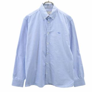 MAISON KITSUNE' - メゾンキツネ 長袖 ボタンダウンシャツ 41 ブルー MAISON KITSUNE メンズ 古着 【240424】 メール便可