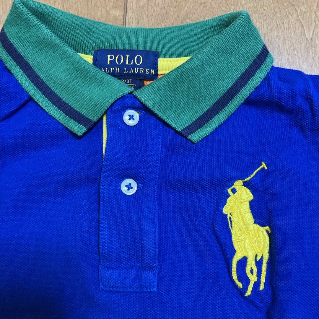 POLO RALPH LAUREN(ポロラルフローレン)のラルフローレン　ポロシャツ　110 3T キッズ/ベビー/マタニティのキッズ服男の子用(90cm~)(Tシャツ/カットソー)の商品写真