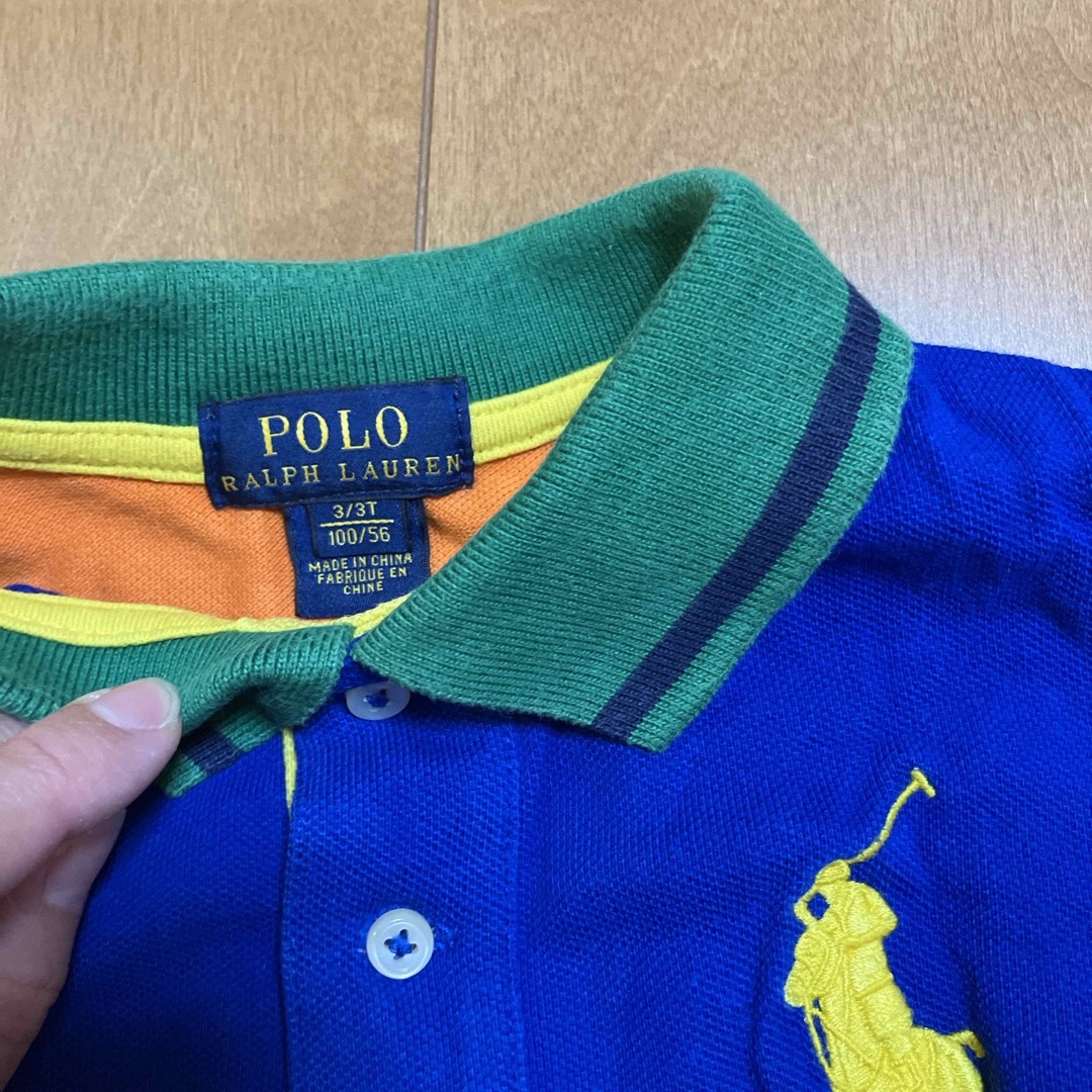 POLO RALPH LAUREN(ポロラルフローレン)のラルフローレン　ポロシャツ　110 3T キッズ/ベビー/マタニティのキッズ服男の子用(90cm~)(Tシャツ/カットソー)の商品写真