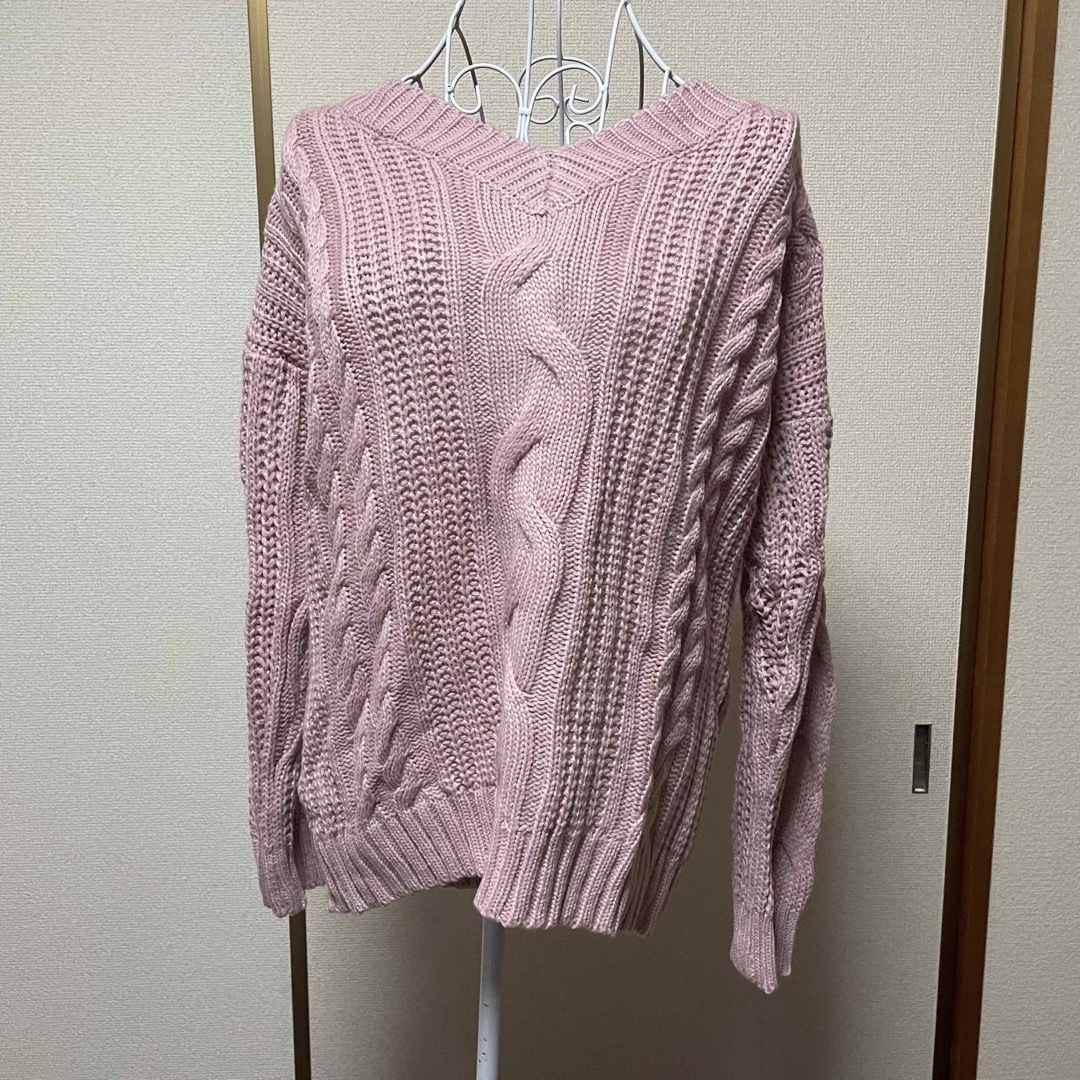 ピンク カーディガン ニット レッド 赤 スカート Mサイズ ピンク カーディガン ニット レッド 赤 スカート Mサイズ