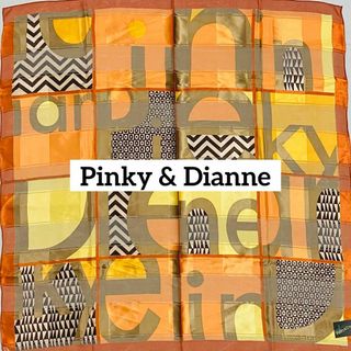 Pinky&Dianne - 未使用品 ★Pinky＆Dianne★ スカーフ 大判 アルファベット ブラウン