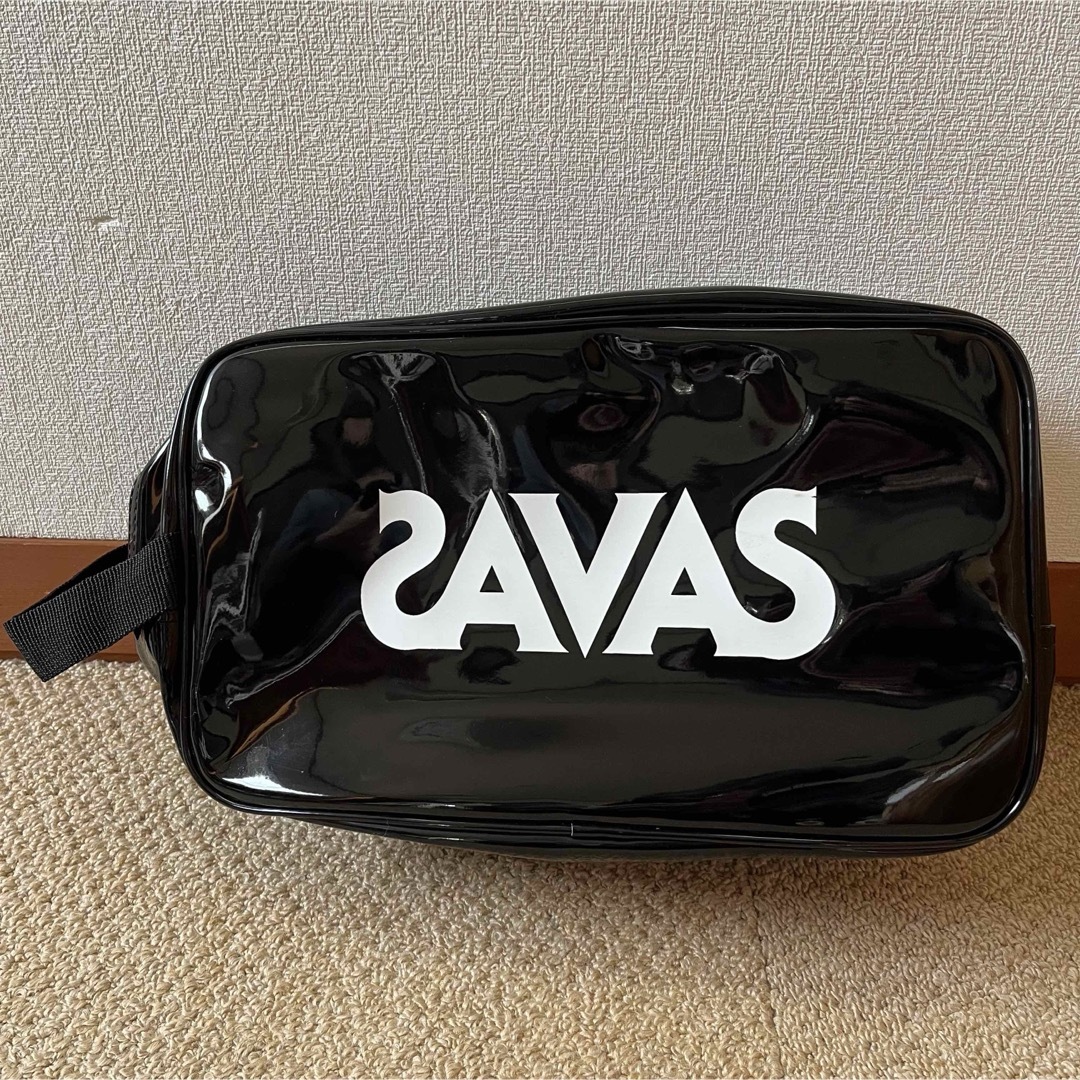 SAVAS(ザバス)のザバス エナメルシューズバッグ ブラック メンズのバッグ(その他)の商品写真