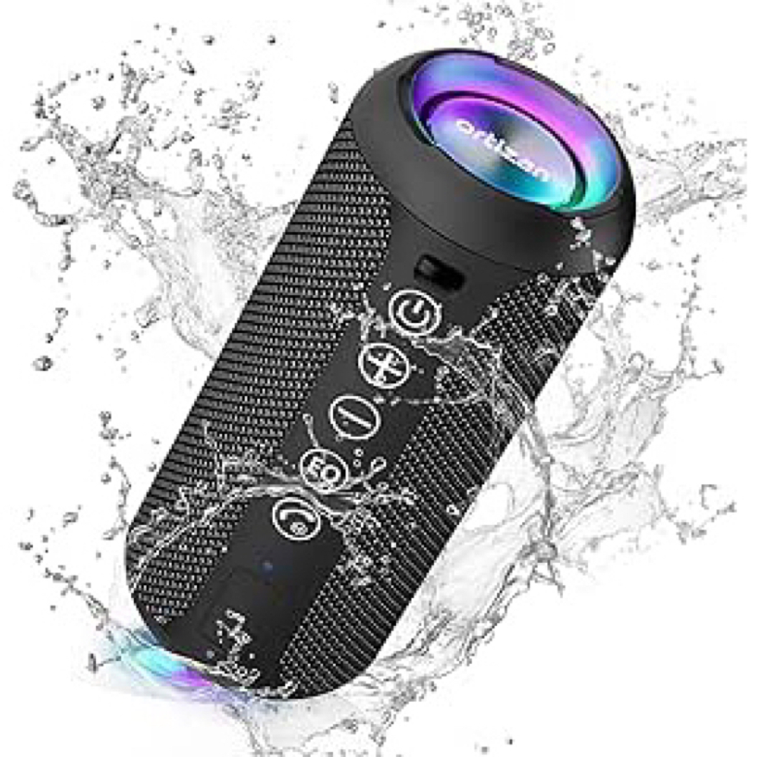 Ortizan Bluetooth スピーカー 防水IPX7でワイヤレス スマホ/家電/カメラのオーディオ機器(スピーカー)の商品写真