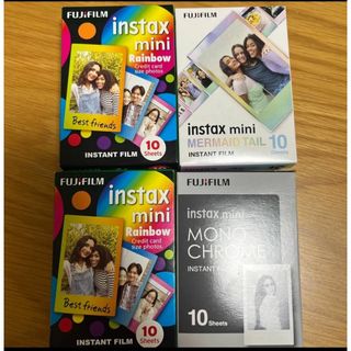 instax mini チェキフィルム　4つセット