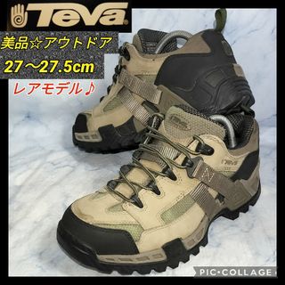 テバ(Teva)の【美品★セール！】テバ アウトドア トレッキングシューズ メンズベージュ27.5(スニーカー)