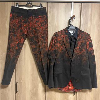 ポールスミス(Paul Smith)のpaul smith ポールスミス 花柄薔薇セットアップスーツ　シャツネクタイ(セットアップ)