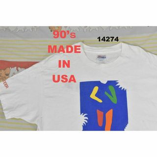 ヘインズ(Hanes)の90’ｓ LAマラソン HONDA 14274 USA製 シングルステッチ 80(Tシャツ/カットソー(半袖/袖なし))