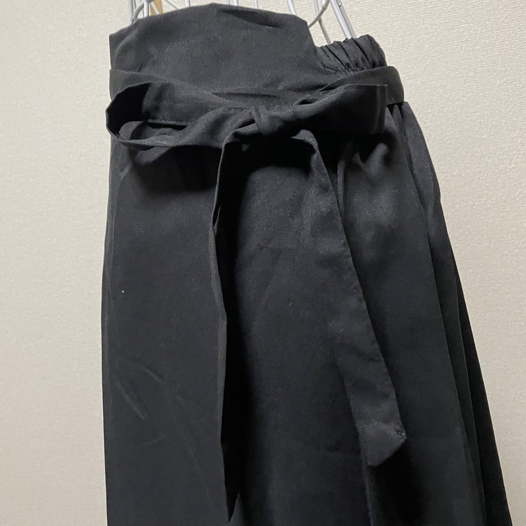 □□ ニット ロングスカート  セットアップ  Fサイズ  ピンク ブラック レディースのレディース その他(セット/コーデ)の商品写真