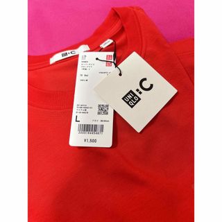 ユニクロ(UNIQLO)のUNIQLO：C  コットンオーバーサイズクロップドT(Tシャツ(半袖/袖なし))