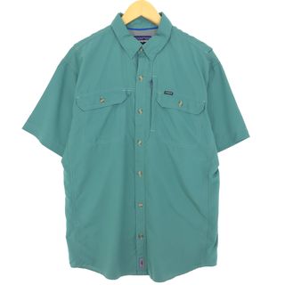 パタゴニア(patagonia)の古着 00年代 パタゴニア Patagonia 54234 半袖 フィッシングシャツ メンズM  /eaa445042(シャツ)