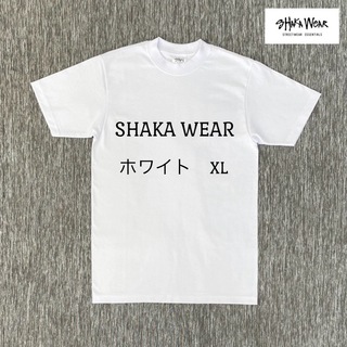 SHAKA WEAR 7.5oz マックスヘビーウェイトTシャツ　ホワイト　XL(Tシャツ/カットソー(半袖/袖なし))