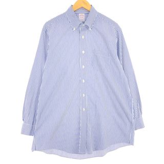 ブルックスブラザース(Brooks Brothers)の古着 ブルックスブラザーズ Brooks Brothers Est.1818 長袖 ボタンダウンチェックシャツ メンズXL /eaa441886(シャツ)