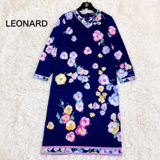 leilian - 美品 レリアン ロングワンピース リネン 大きいサイズ 13+