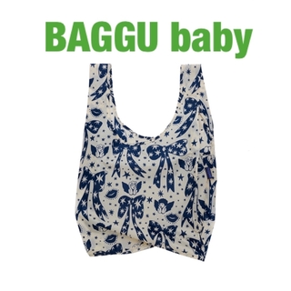 バグゥ(BAGGU)の新品／未使用　BAGGU baby  海外購入品　リボン　エンジェル(エコバッグ)